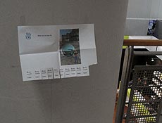 Visitantes da Cebit produzem cartazes para achar amigos no Second Life