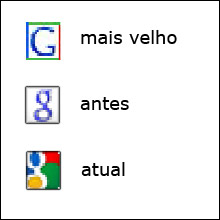 Dentre os favicons do Google, o atual, que combina mais cores, foi originalmente criado por brasileiro
