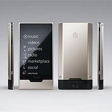 Zune HD, um dos modelos do dispositivo
