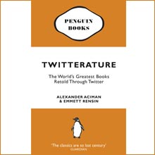 Verso britnica do livro "Twitterature", que ser publicada pela Penguin em novembro