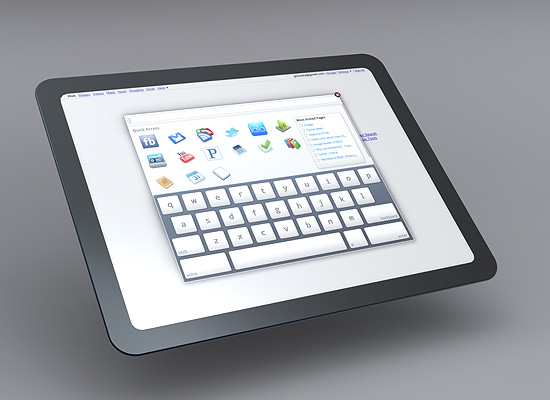 Projeto de aparelho tablet do Google com seu sistema operacional Chrome OS divulgado por funcionário