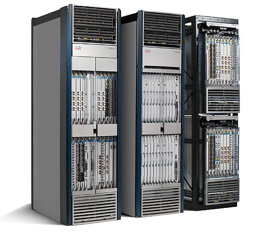 Roteador CRS-3 da Cisco, com o qual a empresa promete internet 12 vezes mais rápida nos EUA