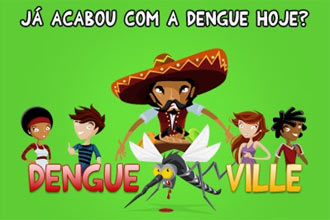 "Dengue Ville", game cuja fonte de inspiração ocorre no popular jogo do Facebook, o "FarmVille"; ideia é combater a doença