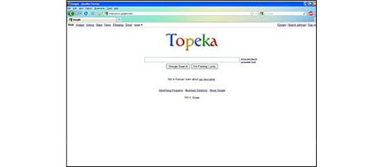 O Google homenageou de volta a cidade de Topeka, nos EUA, ao mudar o nome da empresa no site de buscas