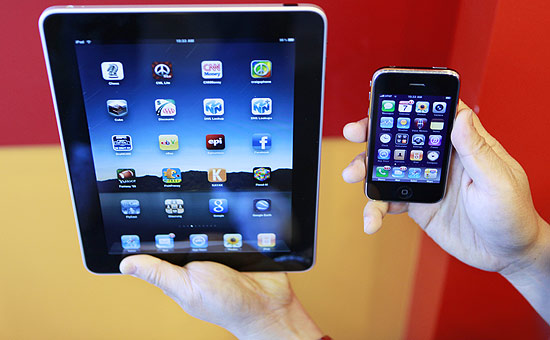 Modelos antigos do iPad e do iPhone, da Apple; proibio de venda foi revogada nos EUA