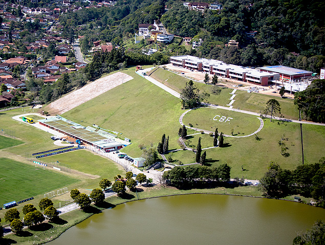 Vista da Granja Comary, o centro de treinamento da seleo brasileira desde 1987