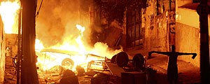 Lucas Landau/Reuters Protest Sparked by Death of Globo Dancer Leaves One Dead in Rio