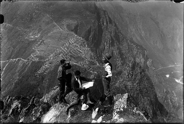 Martn Chambi en el cerro Huayna Picchu
