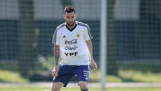 Argentina's forward Lionel Messi 