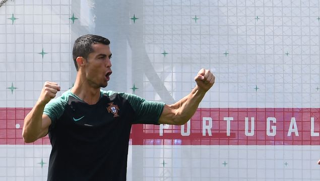 Portugal's forward Cristiano Ronaldo 