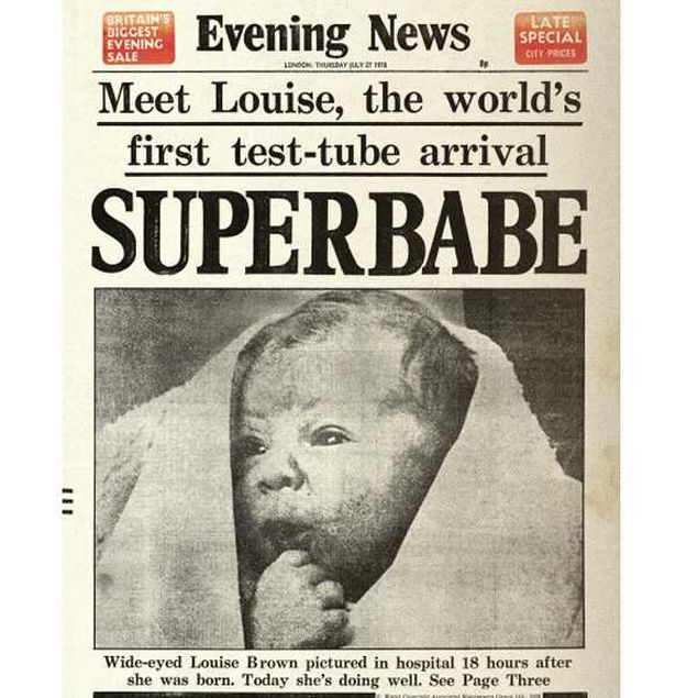first test tube baby louise brown 1978