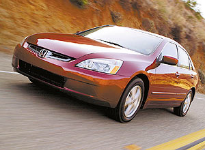 Honda Accord modelo 2003, passa por recall decorrente de falha na ignio