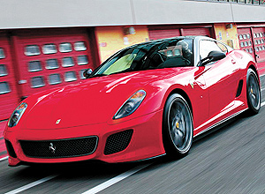 Ferrari 599 GTO estar no salo; a sigla para Gran Turismo Omologato est na Ferrari mais potente da histria, com 670 cv