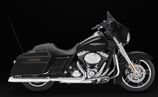 A verso Street Glide do modelo Touring  uma das motos que a Harley-Davidson chamou no recall
