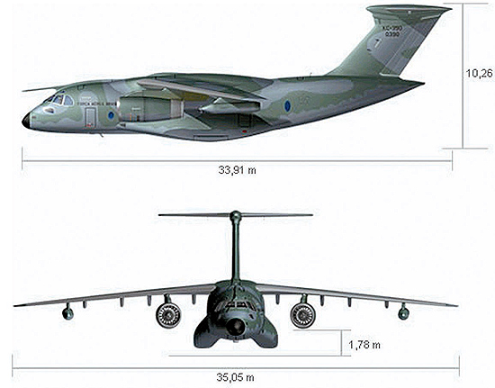 Cargueiro militar KC-390, que está sendo desenvolvido pela Embraer