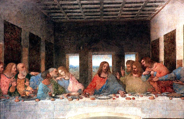 "A ltima Ceia", de Leonardo da Vinci; livro tenta aproximar passagens da Bblia dos conceitos modernos do marketing 