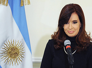 A presidente da Argentina, Cristina Kirchner