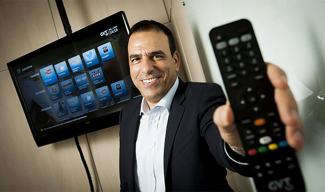O presidente da GVT, Amos Genish; operadora de TV e internet banda larga chega a São Paulo oferecendo 50 Mbps de velocidade
