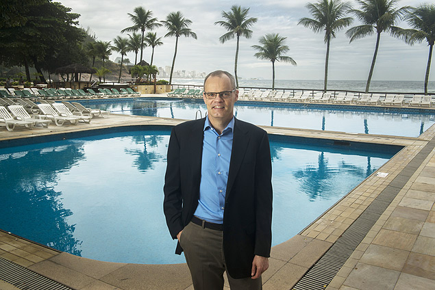 Frits Van Paasschen, presidente da rede hoteleira, no Rio 