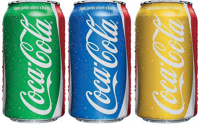 Coca-Cola lança latas do refrigerante coloridas 