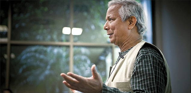 Muhammad Yunus, que ganhou o Nobel da Paz em 2006