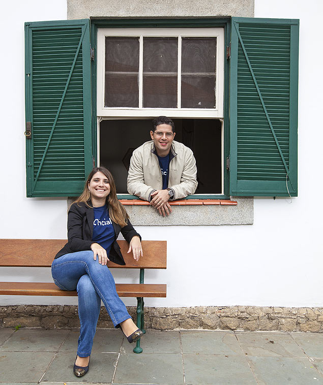 Luiz Rodrigues e Natalie Witte, scios da Oficialize, que oferece servio de abertura de empresas on-line