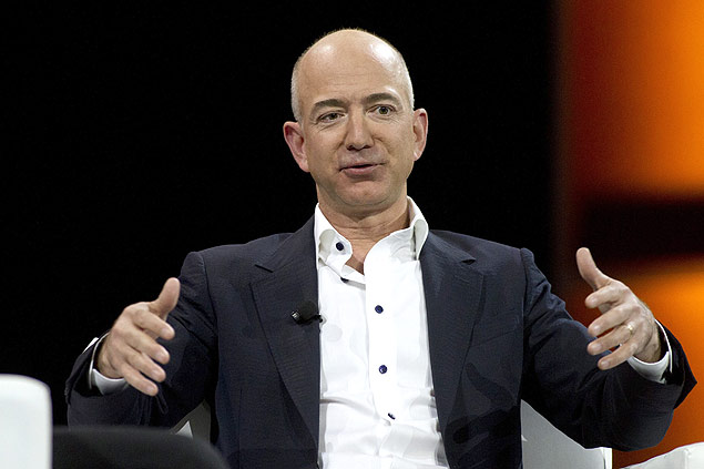 Jeff Bezos, presidente-executivo da Amazon; executivo comprou o "Washington Post" por US$ 250 mi 