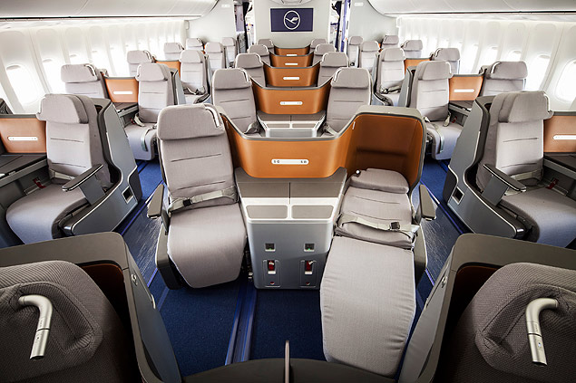 A nova classe executiva da Lufthansa