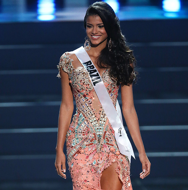 Jakelyne Oliveira durante o Miss Universo 2013
