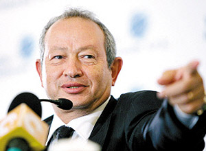 O empresrio egpio Naguib Sawiris