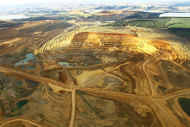 Jazida da Vale Fertilizantes em Tapira(MG): produo mineral brasileira deve atingir US$ 43 bi neste ano