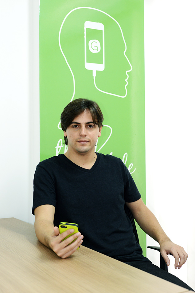 Naian Alves, um dos criadores do aplicativo SocialCar
