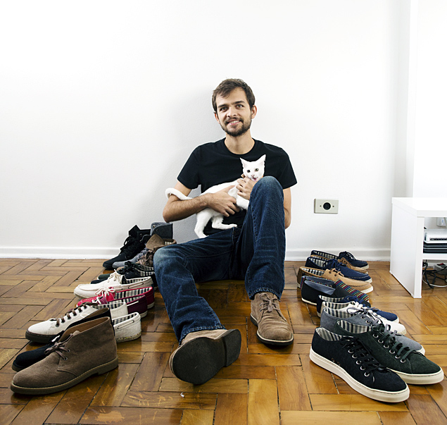 Gabriel Silva, fundador da Ahimsa, fábrica de vestuário e calçados veganos