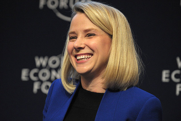 Marissa Mayer, 39, presidente do Yahoo!,  uma das ainda poucas mulheres em altos cargos de grandes empresas