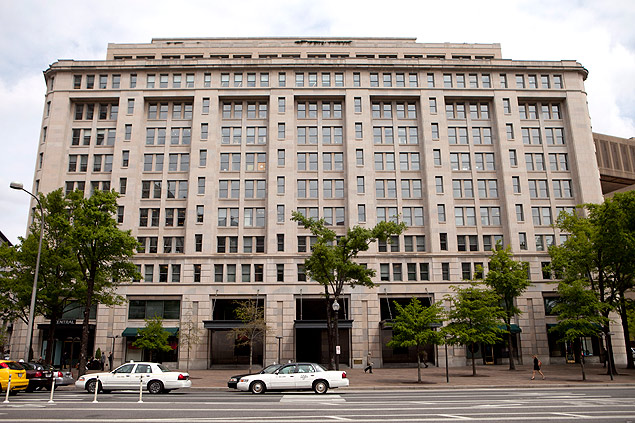 Edifcio da sede do grupo Carlyle, em Washington, EUA; economia mais fria aquece os fundos de participao