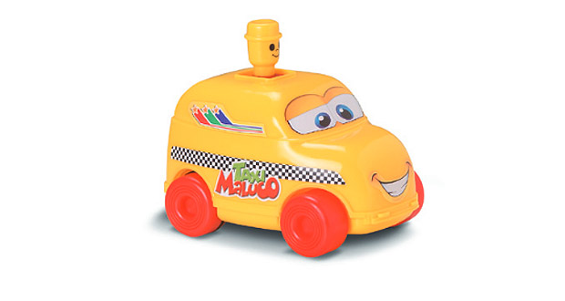 O brinquedo "Taxi Maluco", que passar por recall.