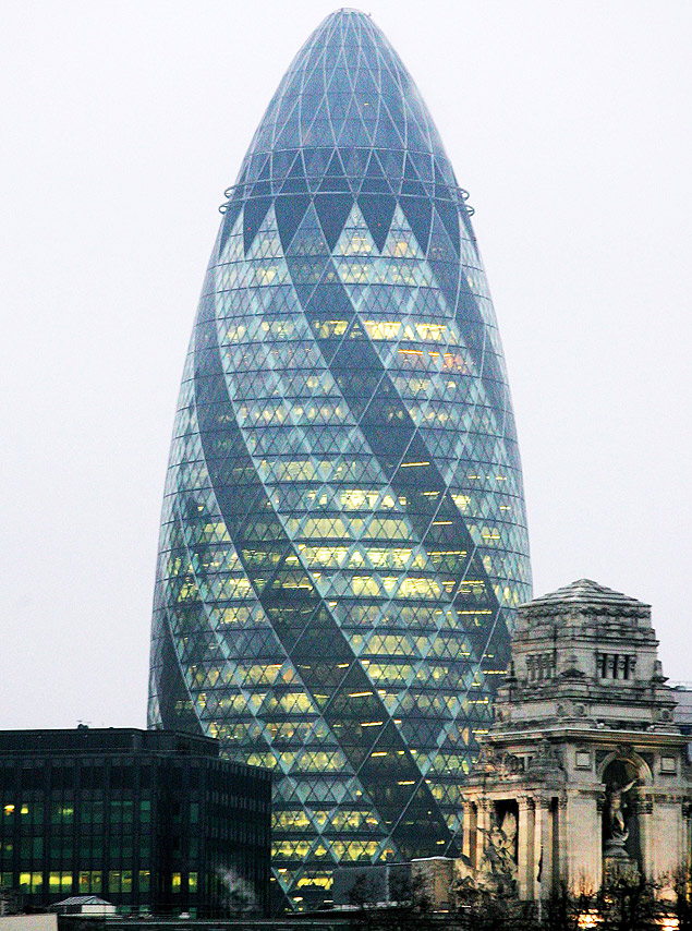 Torre Gherkin, de Londres, comprada pelo Banco Safra