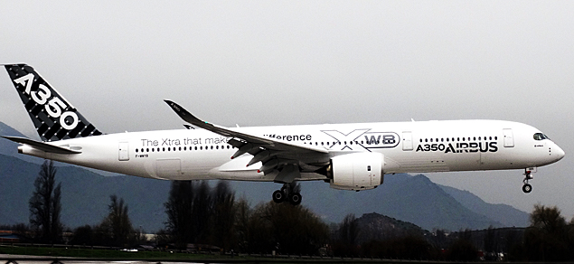 O Airbus A350-XWB, mais novo avio de passageiros do mundo