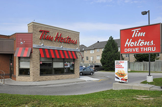 Lanchonete da rede Tim Hortons na cidade de Toronto, no Canad