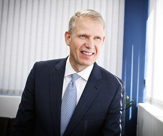 O presidente-executivo global da diviso de gua e processos tecnolgicos da GE, Heiner Markhoff
