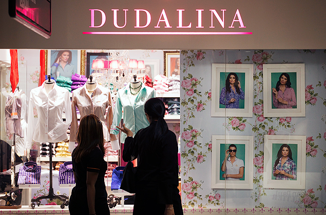Loja de roupas femininas Dudalina no aeroporto de Congonhas em So Paulo