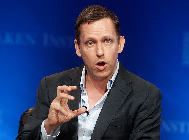 Peter Thiel, fundador do PayPal, em 2013