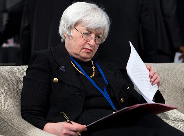 A presidente do Federal Reserve (banco central americano), Janet Yellen