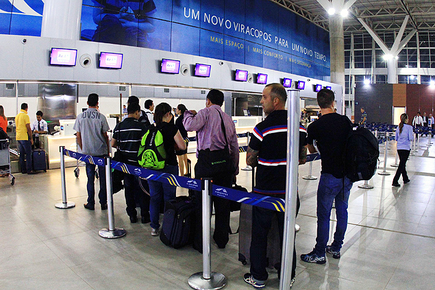 Aeroporto Internacional de Viracopos, na cidade de Campinas, interior de So Paulo