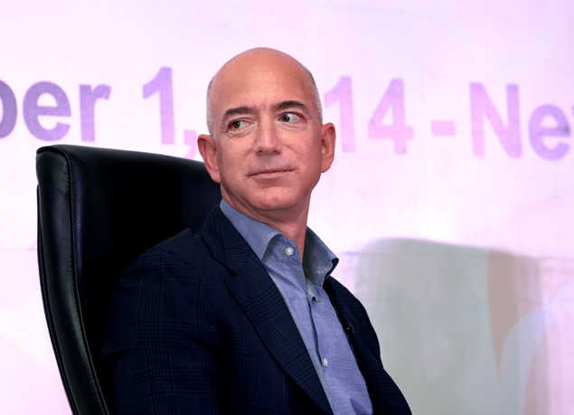 Jeff Bezos, fundador e presidente-executivo da Amazon