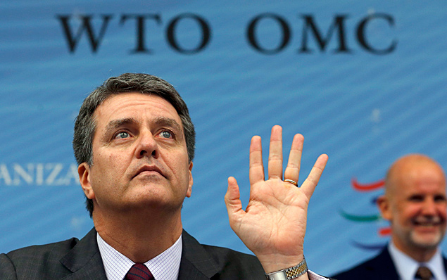 O diretor-geral da OMC, Roberto Azevdo, participa em Genebra de reunio sobre o acordo de facilitao comercial
