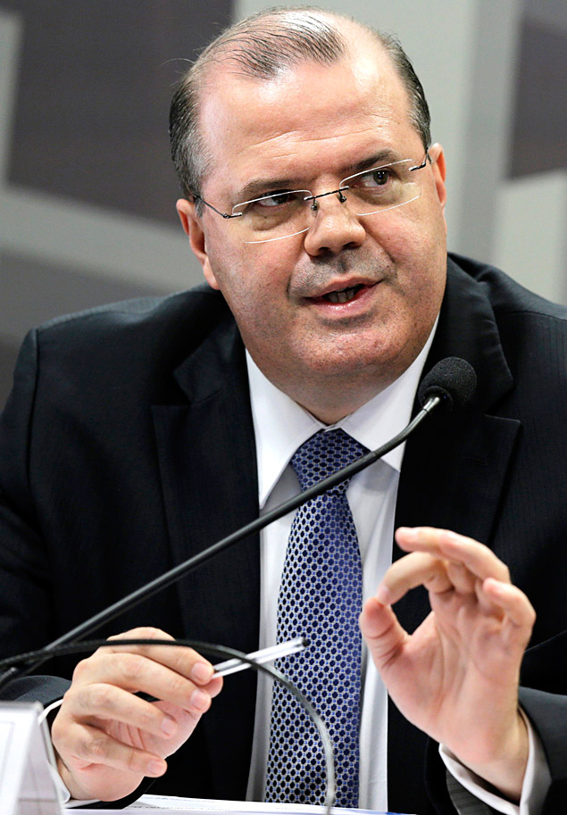 O presidente do Banco Central, Alexandre Tombini, durante audincia da Comisso de Assuntos Econmicos do Senado Federal