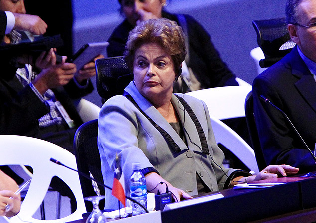 A presidente Dilma Rousseff na Costa Rica