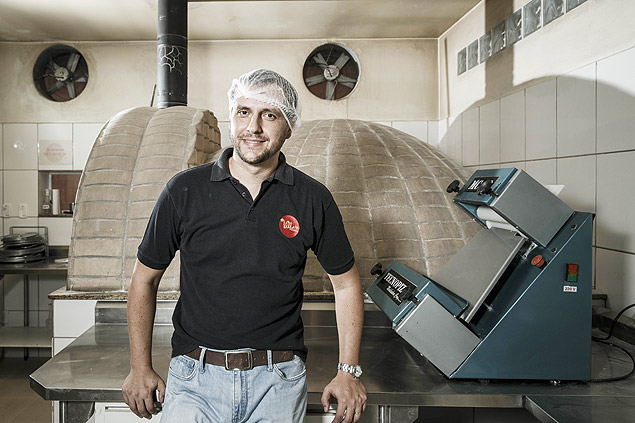 Gustavo Cardamoni, que usa grupo para distribuir receitas e ter ideias para suas pizzarias