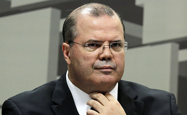 Brazilian Central bank chief Alexandre Tombini attends a meeting at the Economic Affairs Committee (CASE) of the Senate in Brasilia December 16, 2014. Tombini repeated on Tuesday that the bank's forex intervention program has met its goals and that the current stock of swaps has fulfilled businesses' demand for currency protection. The comments raised doubts about the continuity of the bank's currency intervention into 2015. Tombini clarified, however, that the bank is currently deciding on new terms for the program that will take effect as of next year. His comments were not enough to ease investors' concerns. The real weakened further after he spoke, trading at 2.781 per dollar, nearly 2 percent weaker, as the market expected more details on the program that currently sells $200 million worth of currency swaps per day. REUTERS/Joedson Alves (BRAZIL - Tags: BUSINESS POLITICS HEADSHOT) ORG XMIT: BSB101